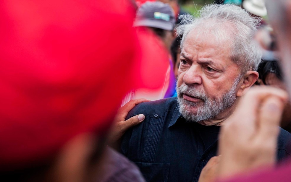 O ex-presidente Lula, durante visita a cidade de SÃ£o Miguel das MissÃµes (RS) no Ãºltimo dia 22 (Foto: Ricardo Marchetti/AgÃªncia F8/EstadÃ£o ConteÃºdo)