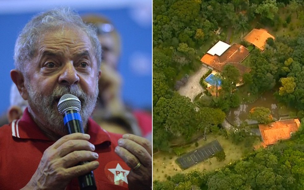 Defesa de Lula apresentou alegaÃ§Ãµes finais no processo da Lava Jato sobre o sÃ­tio de Atibaia (SP) â?? Foto: Nelson Almeida/AFP e ReproduÃ§Ã£o/TV Globo