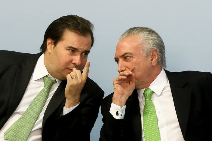 Resultado de imagem para Temer e Maia se encontram para tratar da pauta econÃ´mica na CÃ¢mara