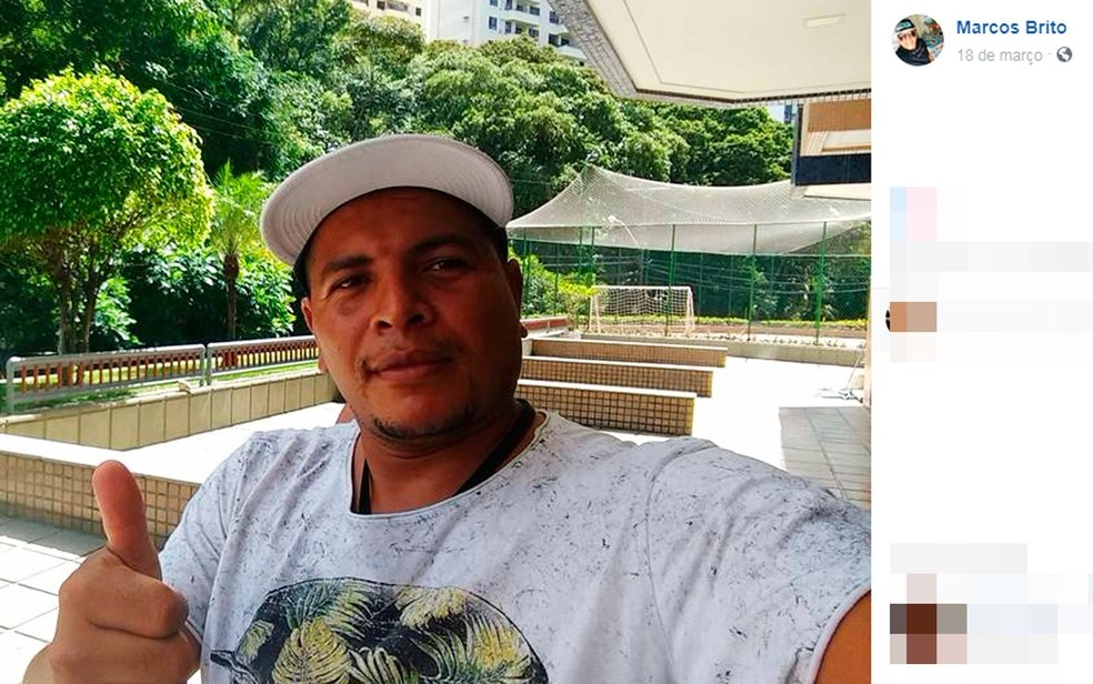 Marcos Brito foi uma da vÃ­timas do acidente entre Ã´nibus e carreta na Bahia â?? Foto: ReproduÃ§Ã£o/Facebook