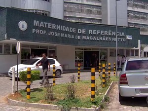 Maternidade José Maria de Magalhães fica no bairro do Pau Miúdo, em Salvador (Foto: Reprodução/TV Bahia)