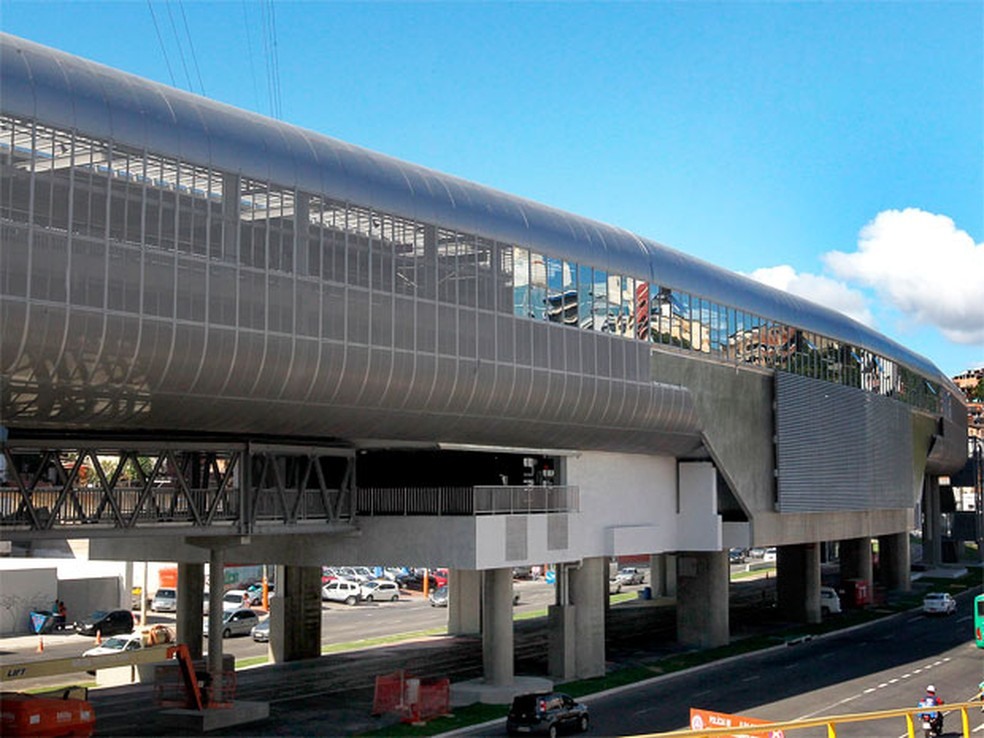 Estação Bonocô do metrô de Salvador  (Foto: Pedro Moraes/Gov Bahia)