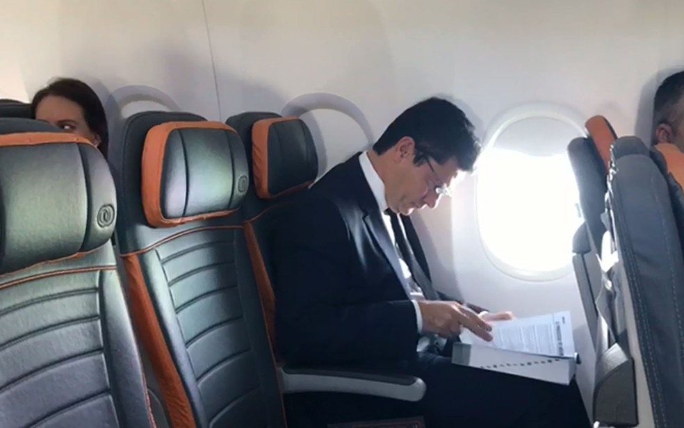 Moro viaja para o Rio para reuniÃ£o com Jair Bolsonaro â?? Foto: ReproduÃ§Ã£o / TV Globo