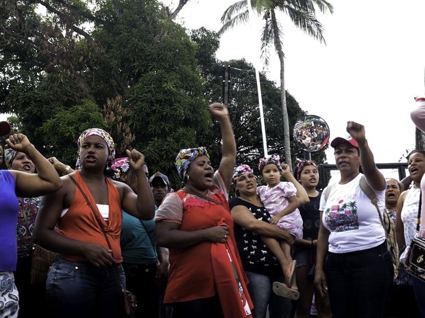 Mulheres ocupam sede do Incra em Salvador, desde a segunda-feira (6) (Foto: Divulgação/ MST)