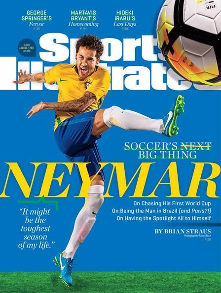 Neymar na capa da revista americana 