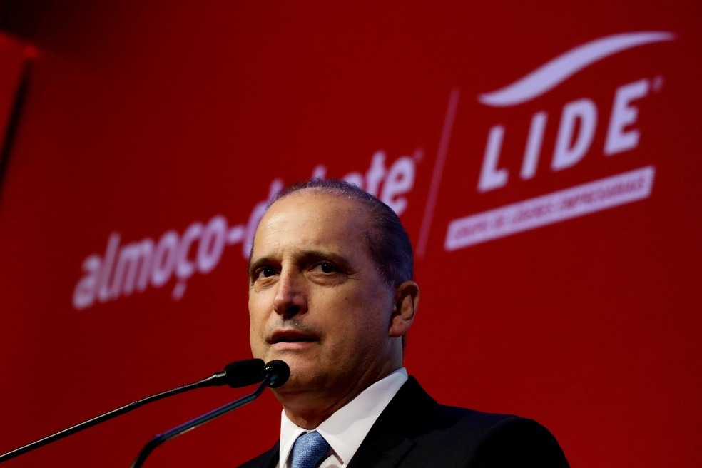 O futuro ministro da Casa Civil, Onyx Lorenzoni, participa de evento com empresÃ¡rios, em SÃ£o Paulo â?? Foto:  Aloisio Mauricio/ FotoArena/EstadÃ£o ConteÃºdo