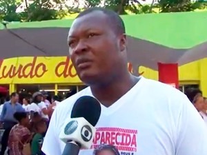 Pai da criança faz desabafo e apela por pistas (Foto: Reprodução/TV Subaé)