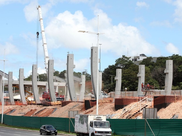 Obras estão 24% concluídas, segundo o governo estadual (Foto:  Elói Corrêa/GOVBA)