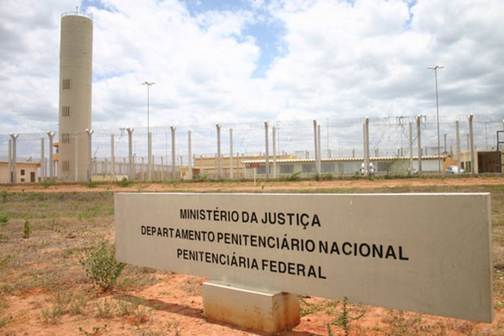 Penitenciária Federal de Mossoró, no Oeste potiguar (Foto: Fred Carvalho/G1)