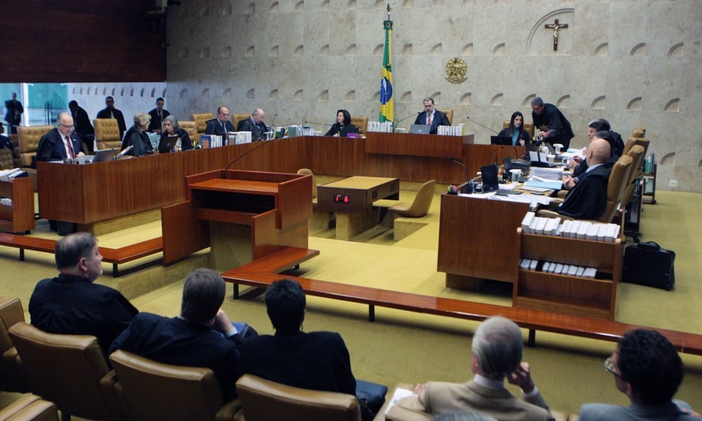 Ministros do STF reunidos no plenÃ¡rio do tribunal â?? Foto: Carlos Moura/SCO/STF 