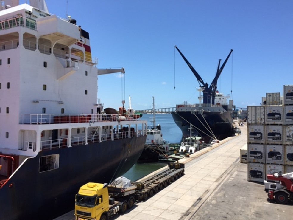 Porto de Natal Ã© administrado pela Companhia Docas do Rio Grande do Norte â?? Foto: Codern