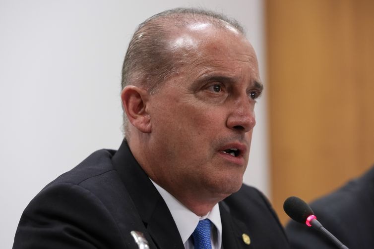 Ministro de Estado Chefe da Casa Civil da PresidÃªncia da RepÃºblica, Onyx Lorenzoni, durante reuniÃ£o do Conselho de Governo.