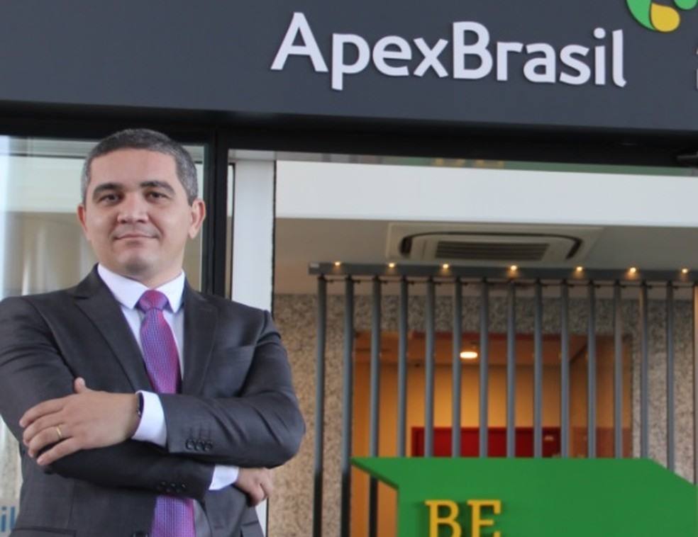 Alex Carreiro, presidente da Apex que pediu demissÃ£o uma semana apÃ³s tomar posse â?? Foto: ReproduÃ§Ã£o/Site da Apex