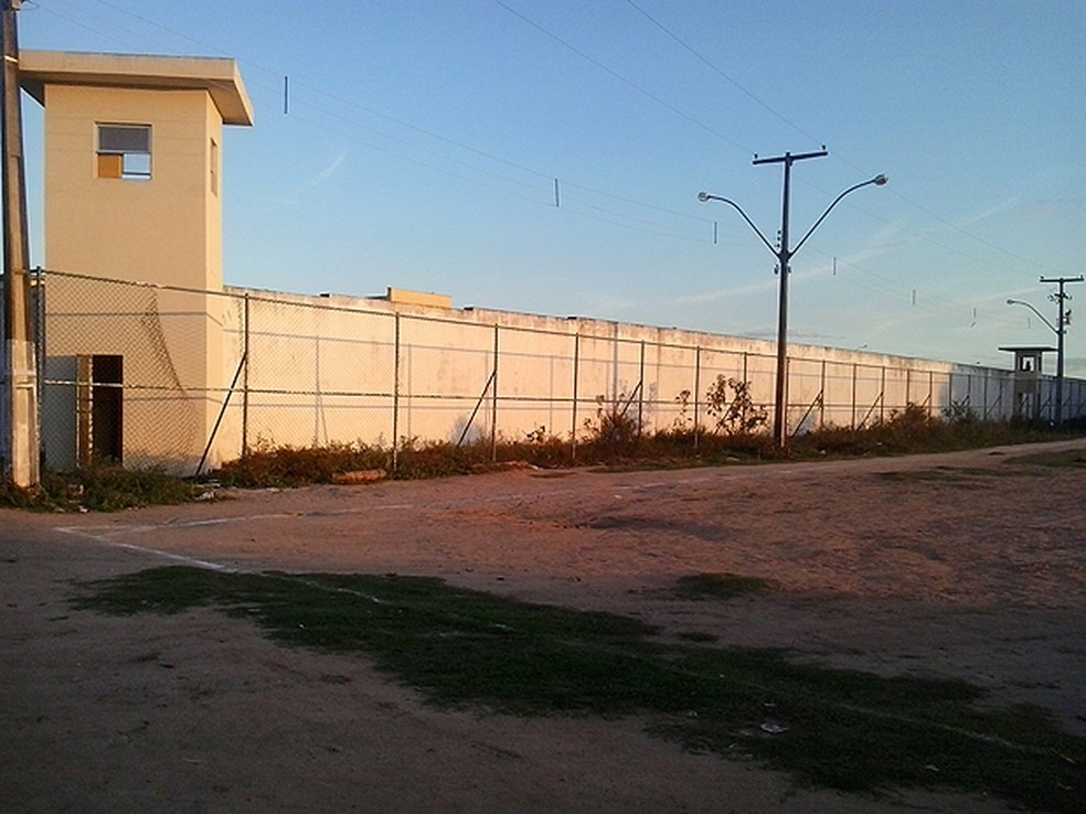 Conjunto Penal de Feira de Santana, na Bahia. (Foto: Almir Melo / TV SubaÃ©)