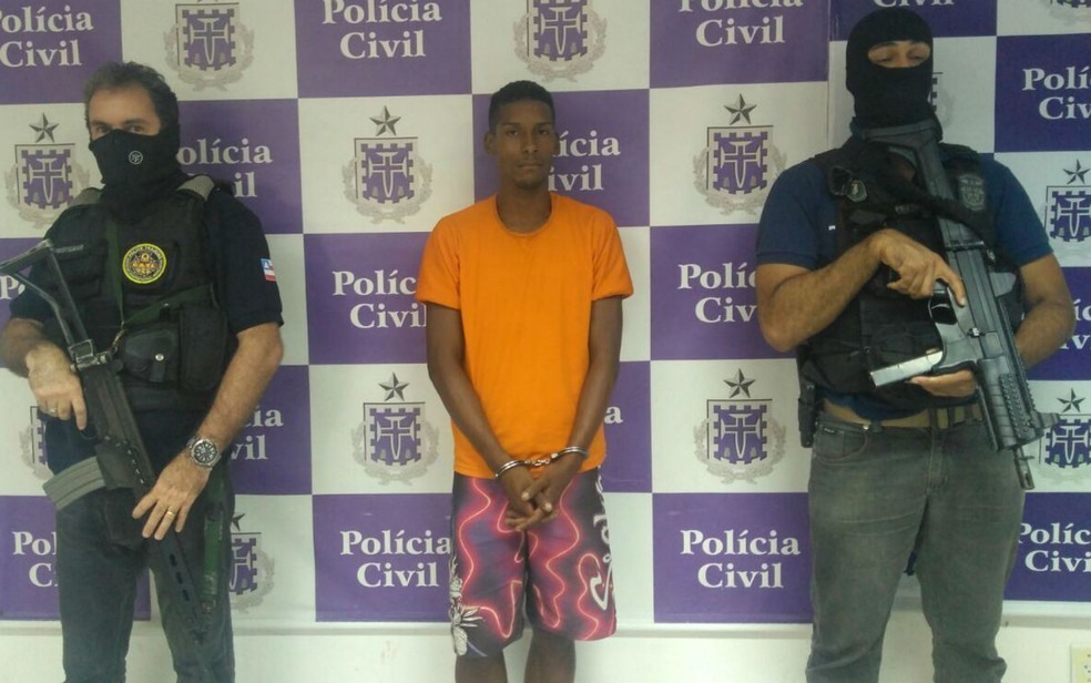 Edson Rodrigues dos Santos, de 27 anos, foi preso em Salvador (Foto: Divulgação / Polícia Civil)