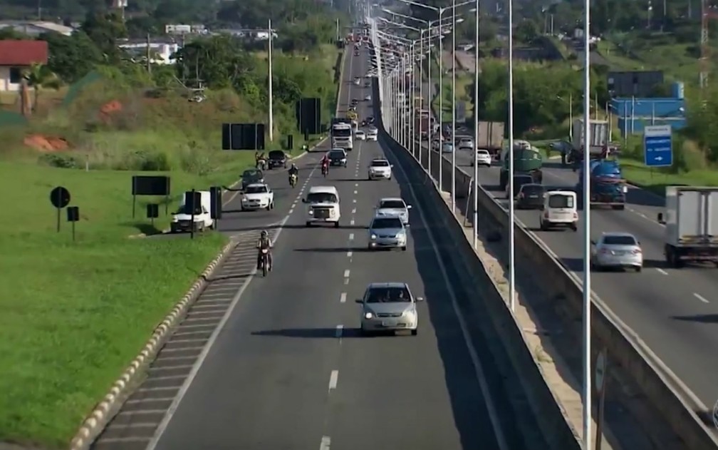 As rodovias federais baianas tiveram uma reduÃ§Ã£o no nÃºmero de acidentes, mortes e feridos, durante o perÃ­odo do natal â?? Foto: Imagem/ TV Bahia