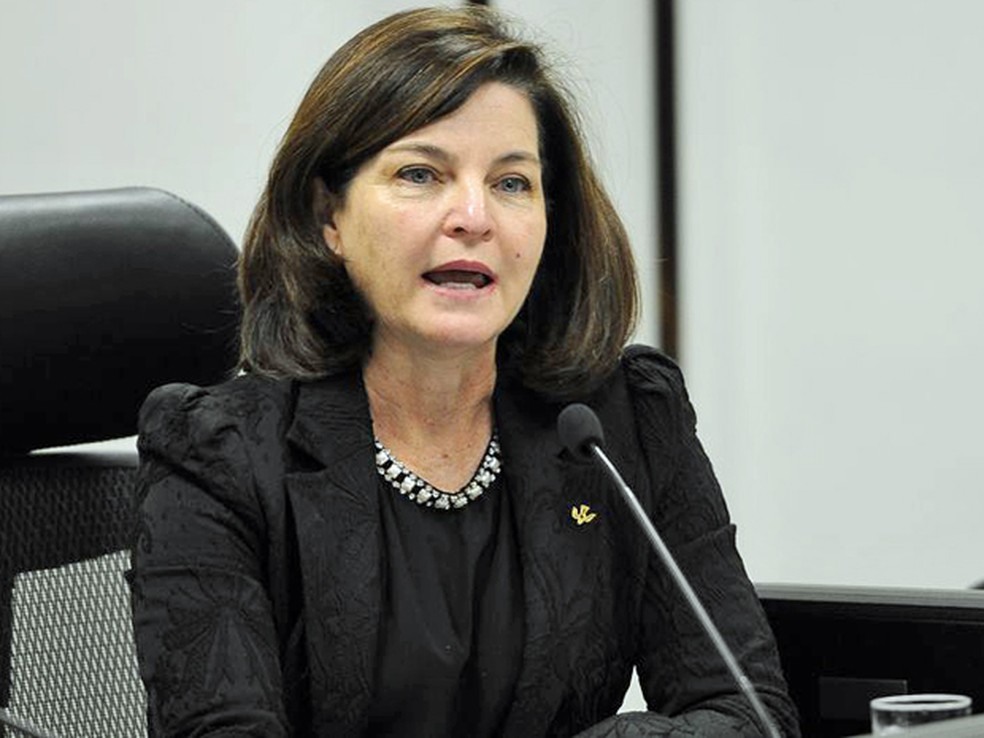 Subprocuradora da República Raquel Dodge, durante debate com candidatos à PGR (Foto: Antonio Cruz/Agência Brasil)