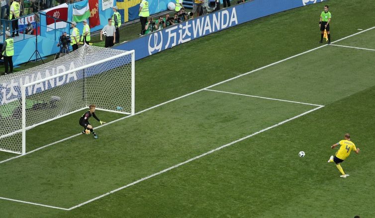 Copa 2018, SuÃ©cia, CorÃ©ia do Sul, Gol    REUTERS/Lucy Nicholson