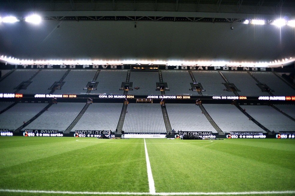 Arena Corinthians vai receber TimÃ£o x Chapecoense nesta quarta-feira â?? Foto: Marcos Ribolli