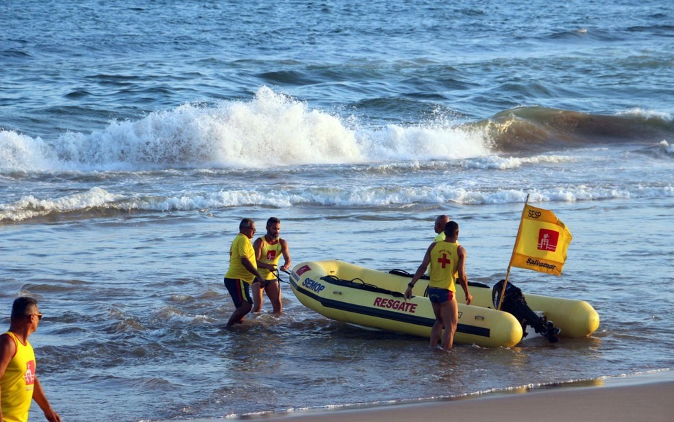 Salvamar destaca importÃ¢ncia do cuidado com o banho de mar neste final de semana (Foto: Evilnia Sena/DivulgaÃ§Ã£o)