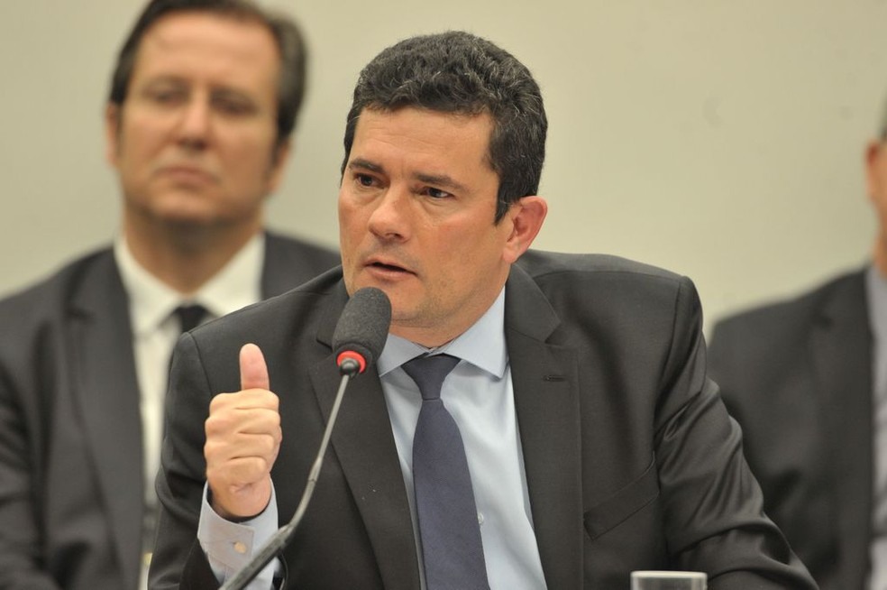 O ministro da JustiÃ§a e SeguranÃ§a PÃºblica, SÃ©rgio Moro, durante audiÃªncia pÃºblica na ComissÃ£o de ConstituiÃ§Ã£o e JustiÃ§a (CCJ) da CÃ¢mara dos Deputados na semana passada â?? Foto: Fabio Rodrigues Pozzebom/AgÃªncia Brasil