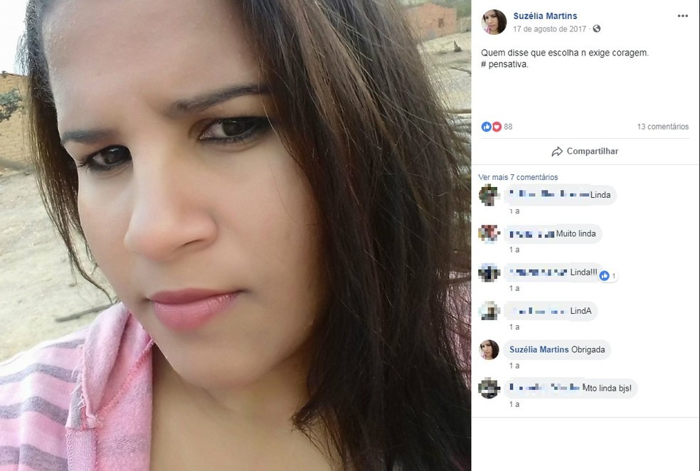 SuzÃ©lia Carmo morreu durante acidente na BR-340, no sudoeste da Bahia â?? Foto: ReproduÃ§Ã£o/Redes Sociais