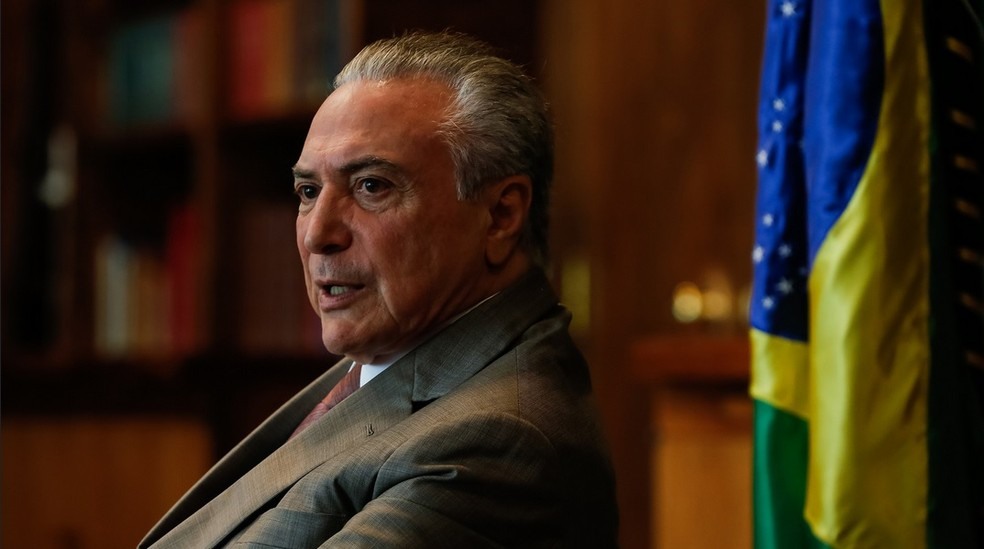 O presidente Michel Temer, durante entrevista à Rede Vida (Foto: Marcos Corrêa/PR)