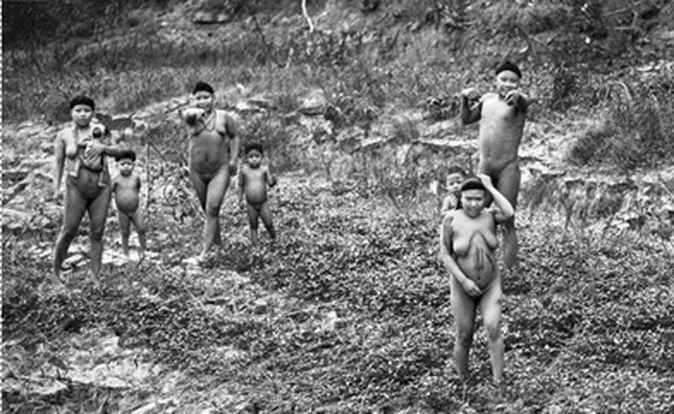 Registro de parte dos Ã­ndios da tribo Korubo, que jÃ¡ foi contatada pela Funai â?? Foto: Ricardo Stuckert, Funai