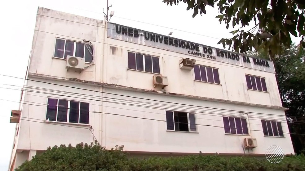 Uneb em Eunápolis, região sul da Bahia (Foto: Reprodução/TV Santa Cruz)