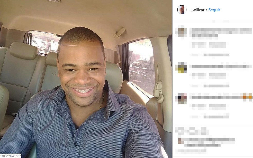 William Oliveira foi baleado peplo influencer Iuri Sheik, ficou internado por dois dias, mas nÃ£o resistiu e morreu na Bahia â?? Foto: ReproduÃ§Ã£o/Instagram