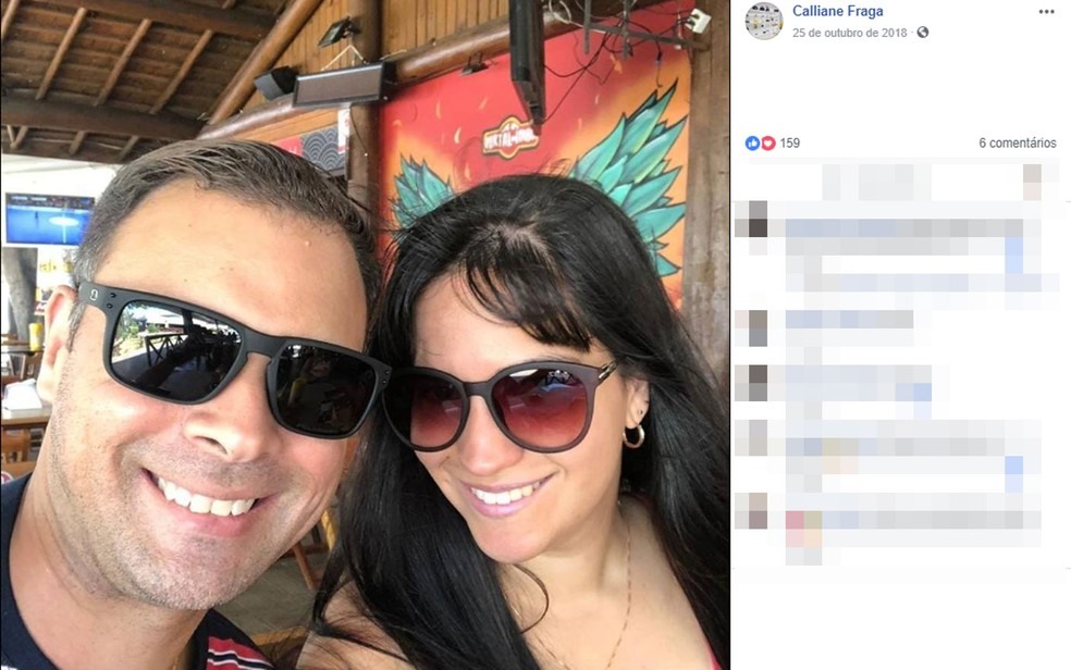 Daniel Macedo, advogado, matou a esposa, que era dona de uma loja, Callilane Fraga, a tiros na Bahia â?? Foto: ReproduÃ§Ã£o/ Facebook