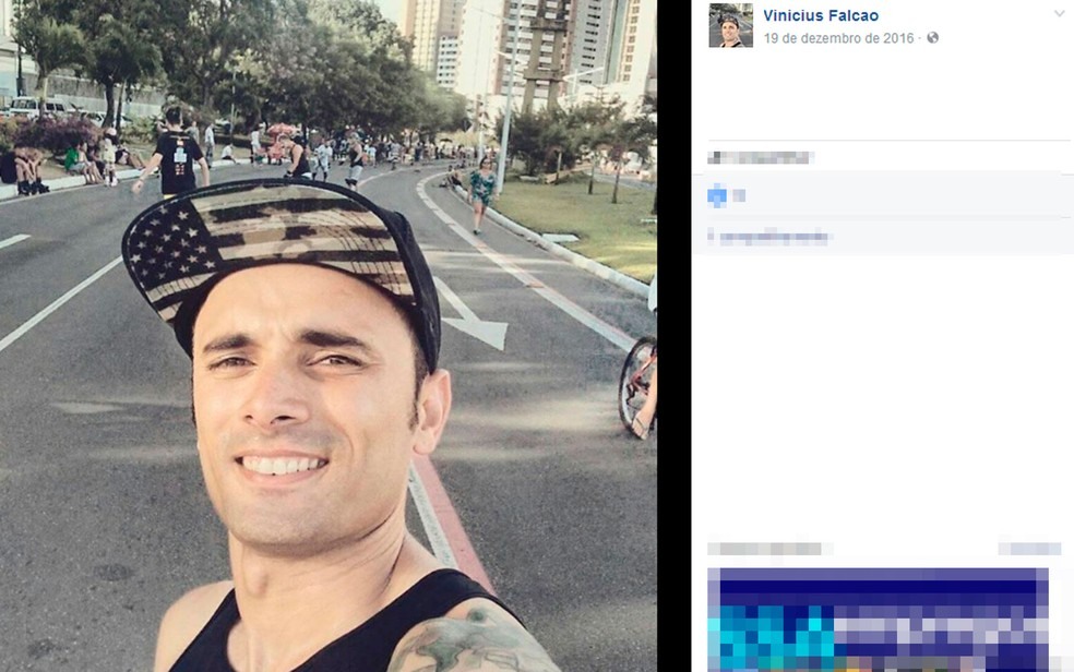 Antônio Vinícius Falcão foi morto a tiros no bairro da Boca do Rio, em Salvador (Foto: Reprodução / Facebook)