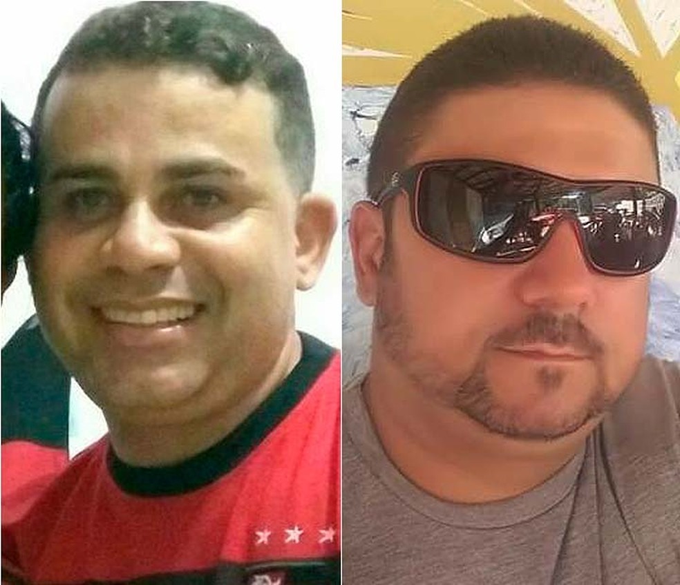 Edvaldo AraÃºjo Alves e Evandro Bonfim, vÃ­timas de Wane Brenda em Itabuna, no sul da Bahia (Foto: ReproduÃ§Ã£o/Redes Sociais)