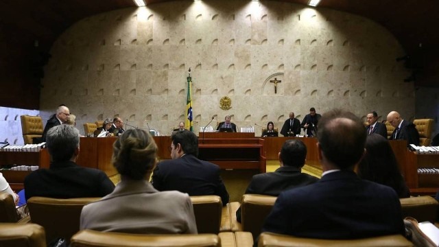 O plenário do Supremo Tribunal Federal, em Brasil