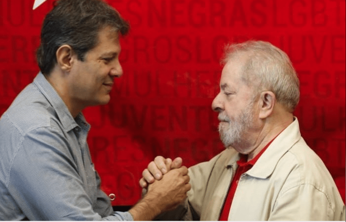 Resultado de imagem para Jamais vou deixar de defender que Lula foi condenado sem provas, diz Haddad