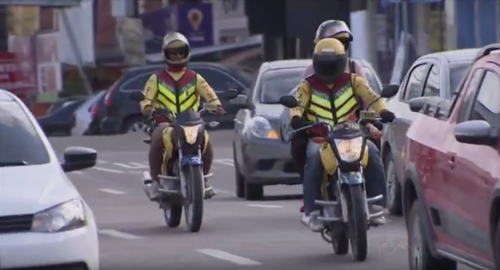 Mototaxistas devem levar documentos a partir de 29 de maio (Foto: Reprodução/Rede Amazônica no Amapá)